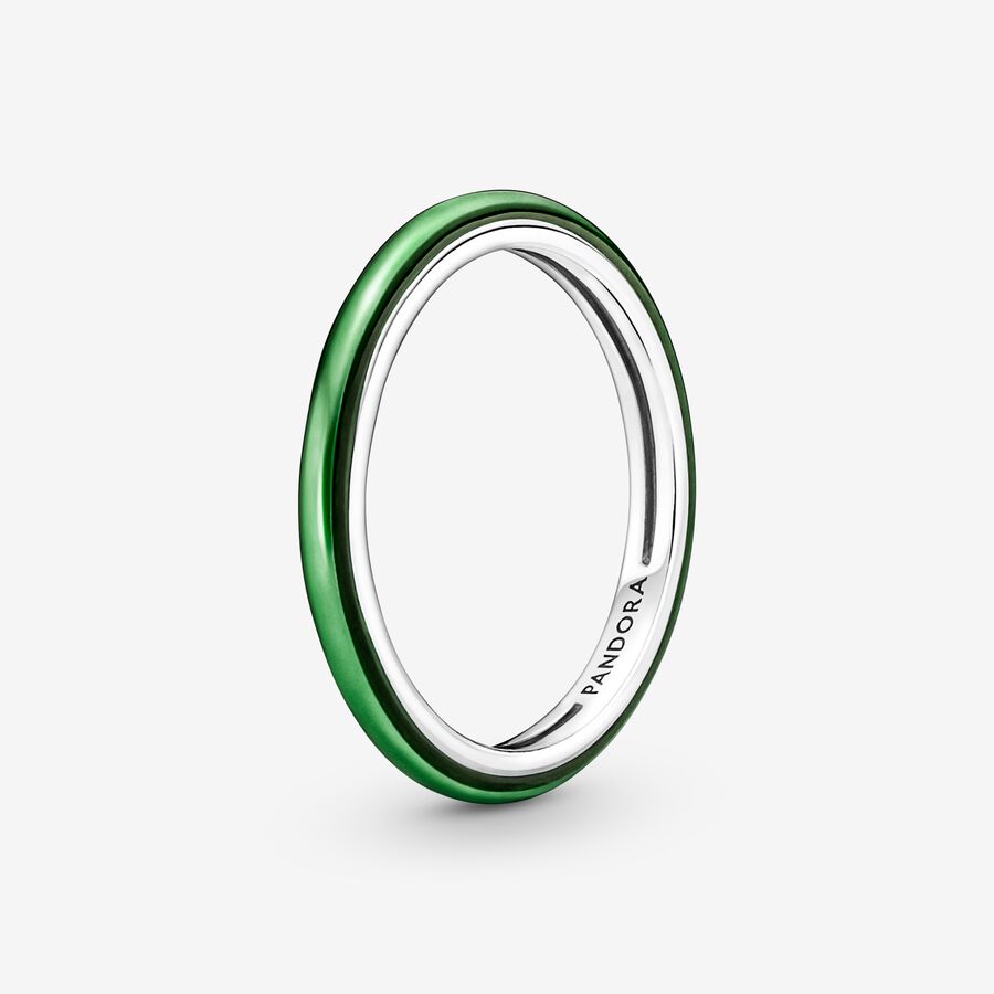 Stackable Rings Pandora ME Laser Green Strieborne | SK981GIBP