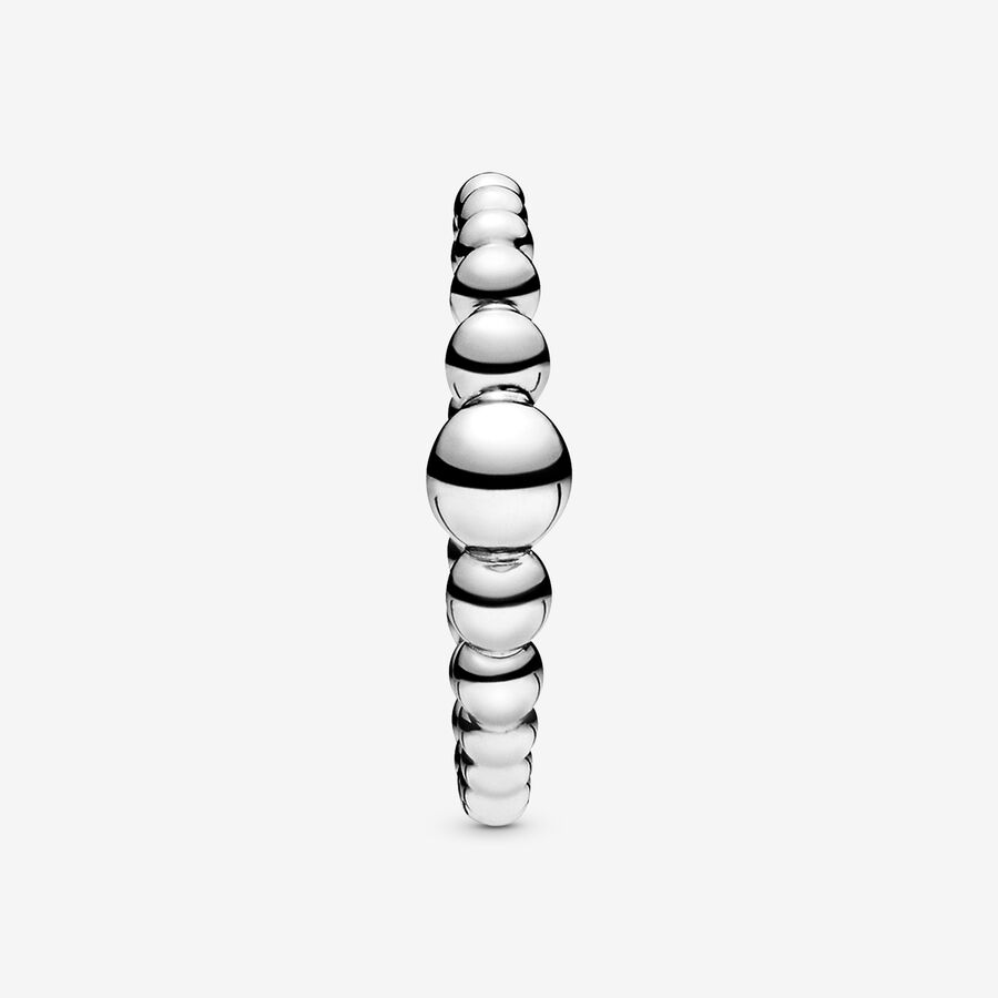 Stackable Rings Pandora String of Beads Strieborne | SK215ZPKI