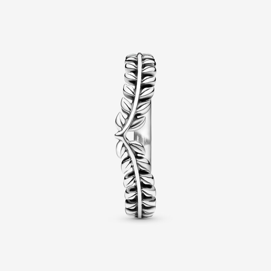 Stackable Rings Pandora Wheat Grains Wishbone Strieborne | SK721LDJH