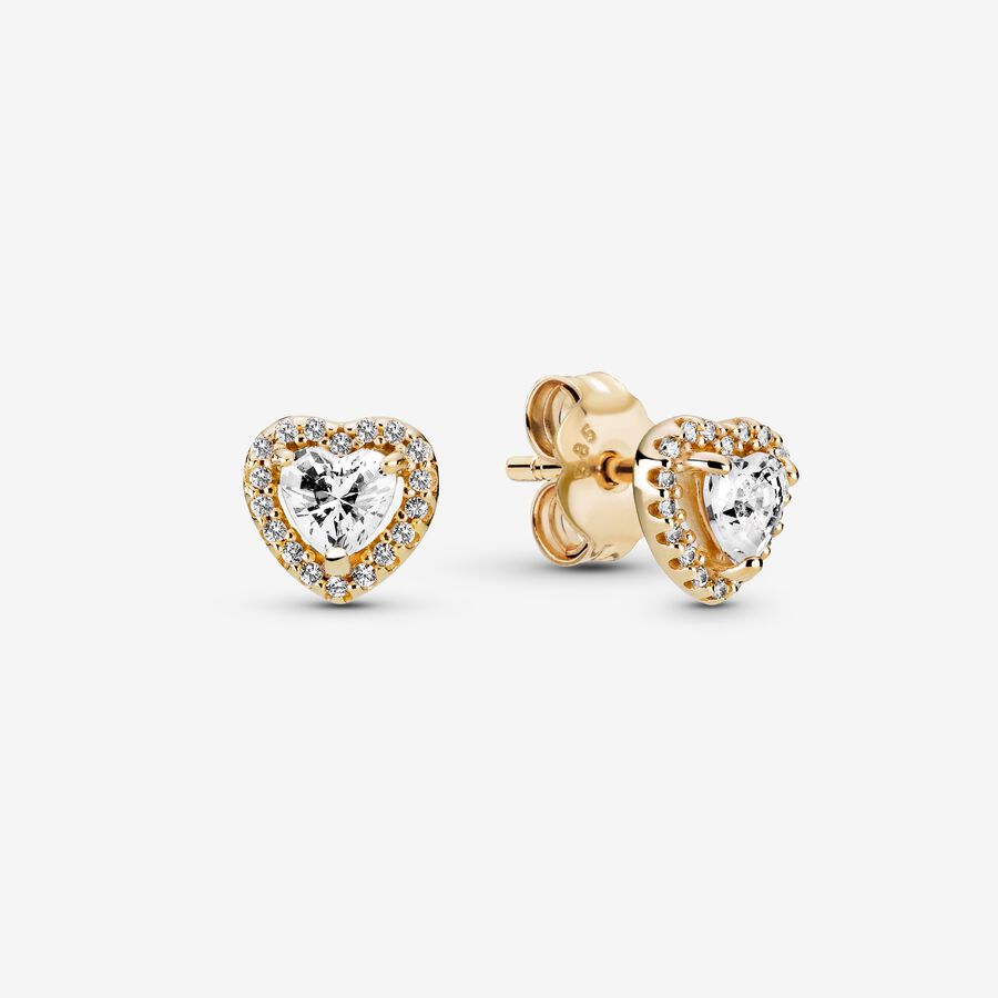 Stud Earrings Pandora Elevated Zlate | SK473NBOA