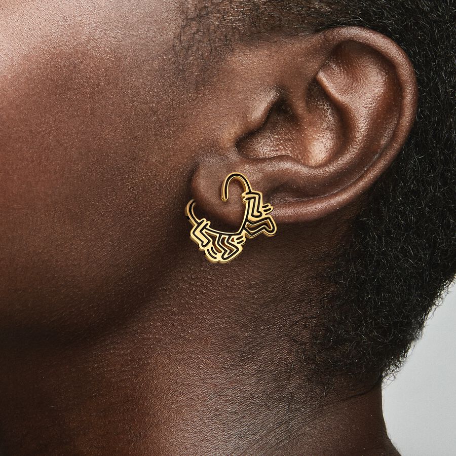 Stud Earrings Pandora Keith Haring x Vychadzkove Zlate | SK853IKPN