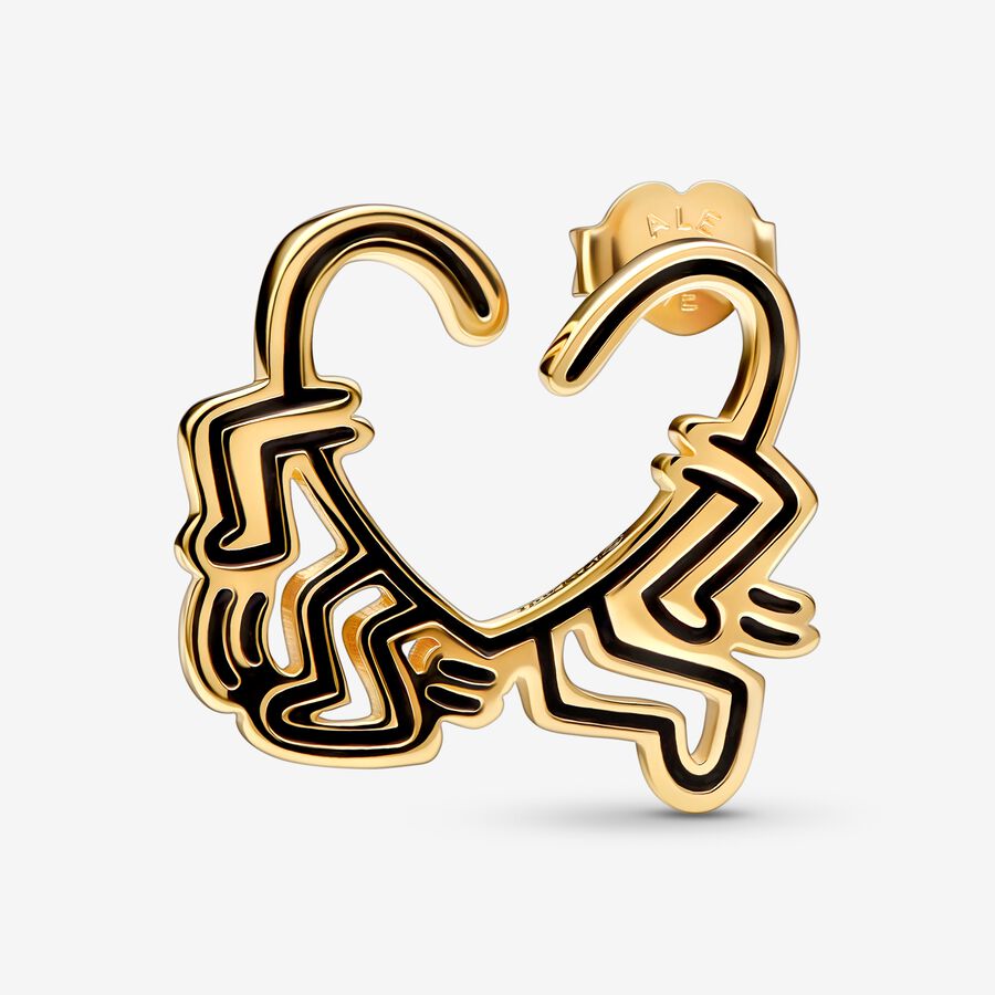 Stud Earrings Pandora Keith Haring x Vychadzkove Zlate | SK853IKPN