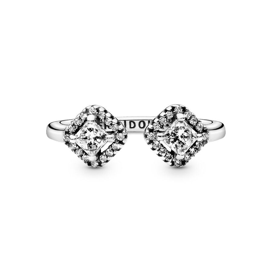 Súpravy Prsteňov Pandora Klasické Sparkling Crown Wishbone Open Viacfarebný | SK410ZSEA