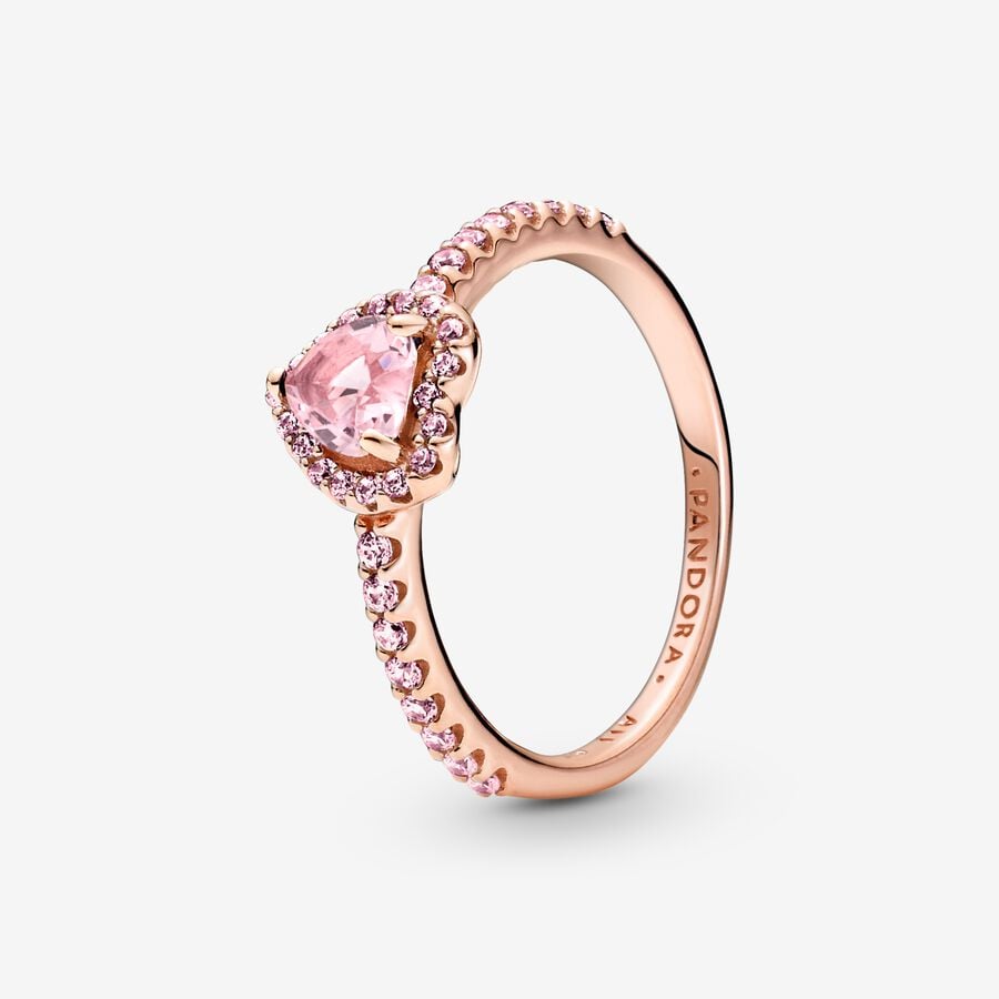 Súpravy Prsteňov Pandora Sparkling Pink Wishbone Viacfarebný | SK386VHAM