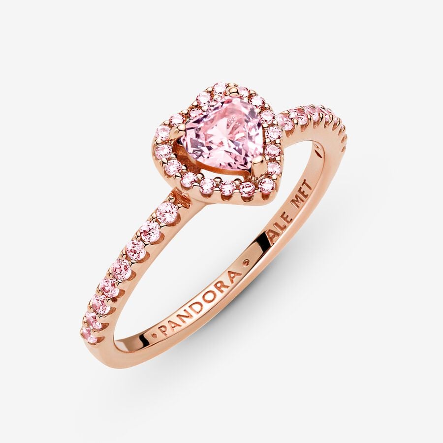 Súpravy Prsteňov Pandora Sparkling Pink Wishbone Viacfarebný | SK386VHAM