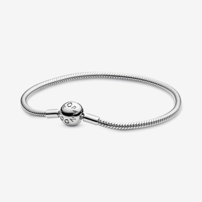 Charm Bracelets Pandora Smooth Clasp Strieborne | SK624LXSF