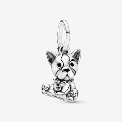 Dangle Charms Pandora Bulldog Puppy Strieborne | SK612RJTK