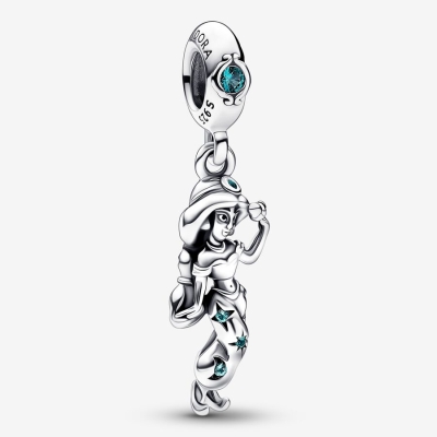 Dangle Charms Pandora Disney Aladdin Princess Jasmine Strieborne | SK132CLIG