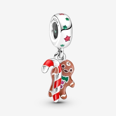 Dangle Charms Pandora Gingerbread Man Strieborne | SK368LMIQ