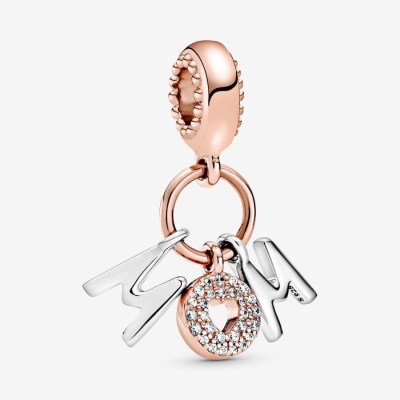 Dangle Charms Pandora Mom Listy Viacfarebný | SK213RHXT