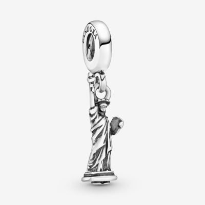 Dangle Charms Pandora New York Statue of Liberty Strieborne | SK854VIUL