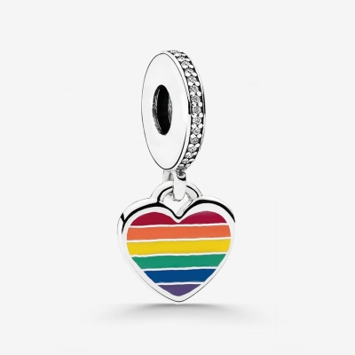 Dangle Charms Pandora Pride Strieborne | SK260RIPB