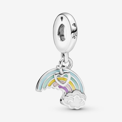 Dangle Charms Pandora Rainbow Cloud Strieborne | SK021JTER