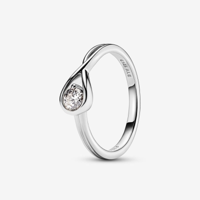 Lab Created Diamonds Pandora Brilliance 0.25 CT TW Strieborne | SK802YFVA