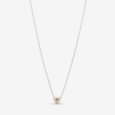 Pendant Necklaces Pandora Domed Golden Collier Viacfarebný | SK734VDRY