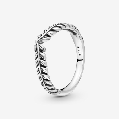 Stackable Rings Pandora Wheat Grains Wishbone Strieborne | SK721LDJH